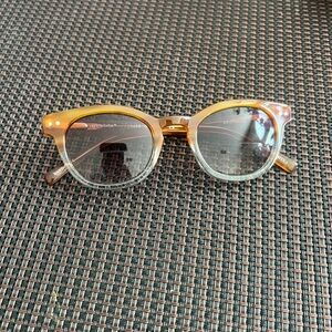 Pre-Own Authentic Eye Bobs Eyeglasses Spectacle Laid 131-19 Frame, EUC Smoke